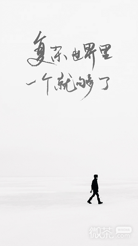 一个
