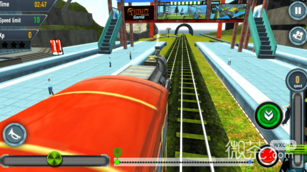高速火车模拟