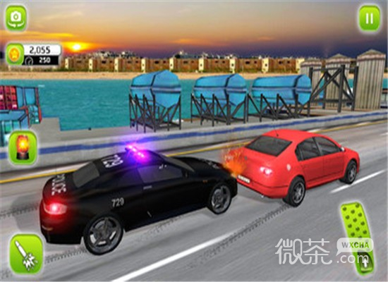 警察高速公路追逐赛