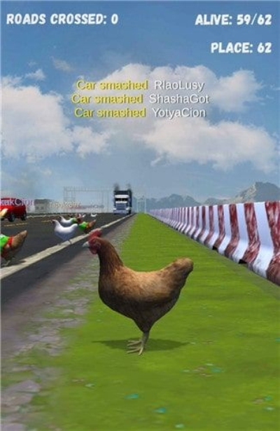 鸡鸡过马路