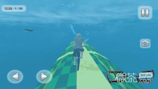 海底特技自行车