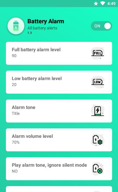 电池警报Battery Alarm