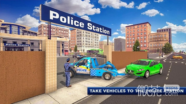 警察拖车驾驶模拟器