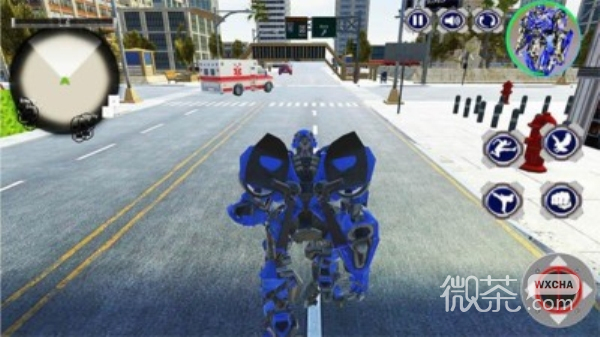 未来警察机器人飞鹰3D